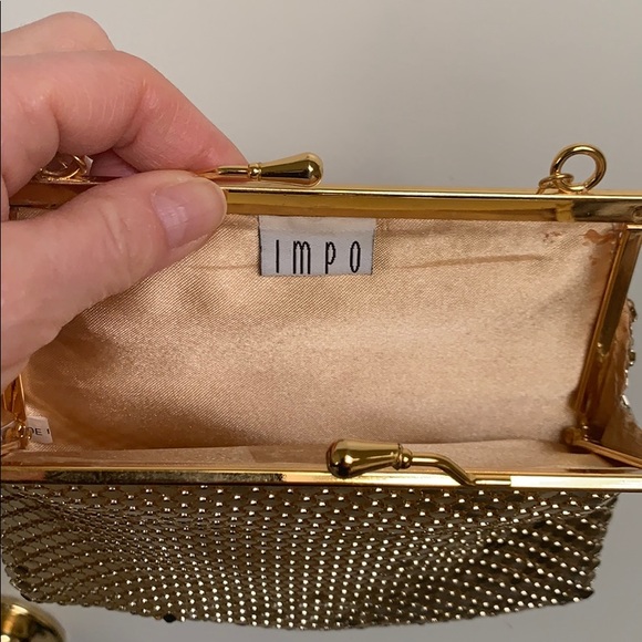 IMPO gold sequin handbag - Picture 2 of 2